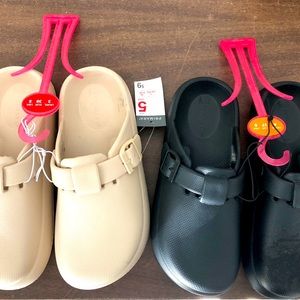 Primark slip on plastic summer shoes. Two pair— brand new.